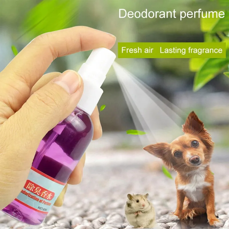 50 мл мелких домашних животных дезодорант-спрей контейнер для духов многоразового распылитель для собак кошек, безопасный для домашних животных, освежитель воздуха Освежителем воздуха