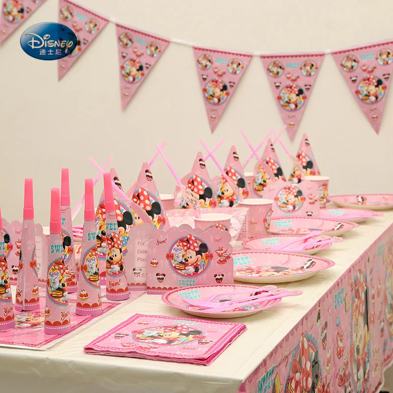 

High-quality Theme Disposable Tableware Set total 86 pcs baby Children Birthday Party Supplies Decorations