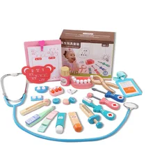 20 шт./компл. деревянные детские игрушки смешно притворяться, играть в реальной жизни Косплэй доктор медсестра игры детские стоматолог медицинская игрушки для детей QB07