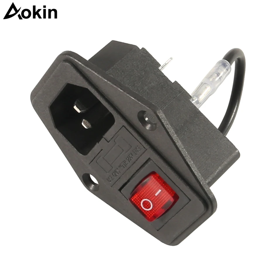 

Aokin 1pcs 10A 250V Power Switch AC Part For Makerbot Red Black Triple 3D Printers Parts