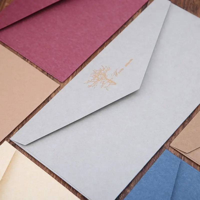 10 шт. Ретро винтажный узор ремесло бумажные конверты для письма поздравительные открытки приглашения на свадьбу