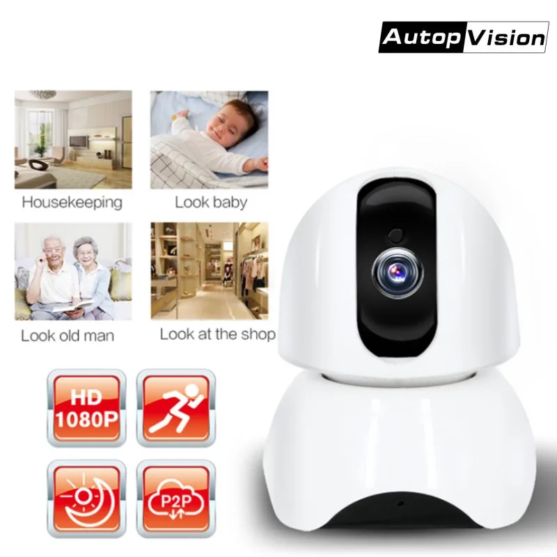 X3 1080 P Wi-Fi IP Камера 2.0MP 340 градусов Беспроводной охранных PTZ робот видеонаблюдения