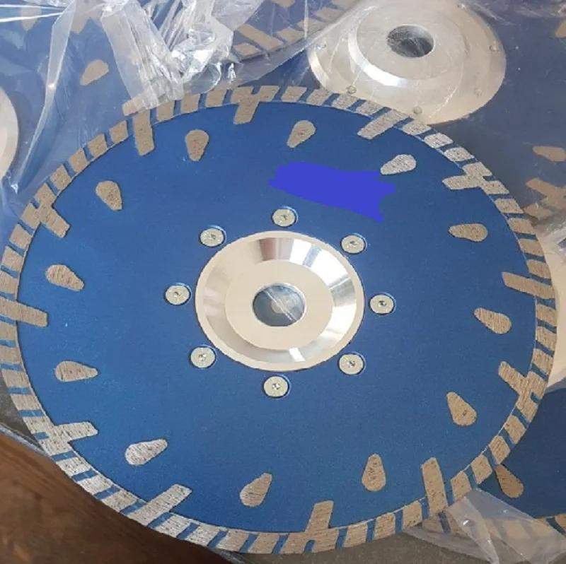 230x7x22.23mm with flange cold press special turbo diamond saw blade