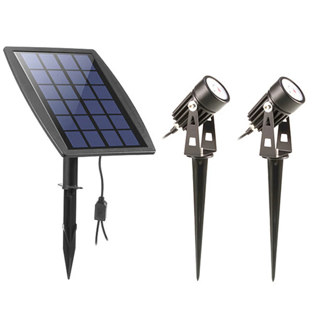 

Economical Garden Eco-friendly Energy Saving Auto On Off Adjustable Pathway Outdoor Waterproof Spotlight Solar Powered Durable