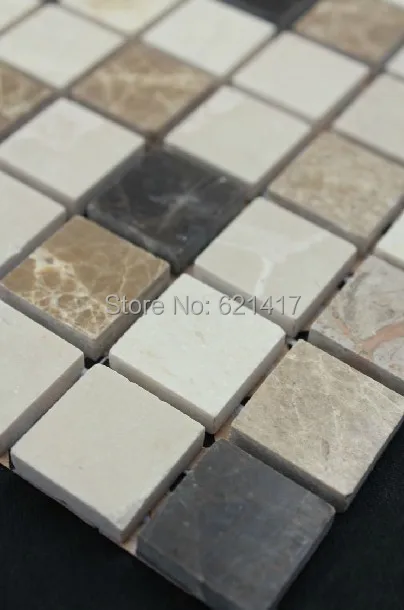 Mixed Color Mosaic Home Improvement Marble Stone