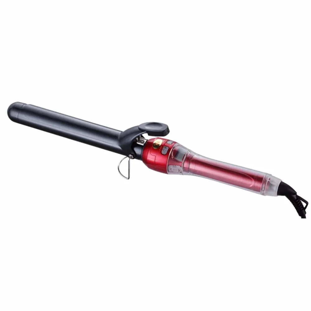 

REBUNE Hair Curling Wand Iron LCD Display with Ceramic Tourmaline Ionic Coating Anti-scald Barrel & Adjustable Temperature Setti