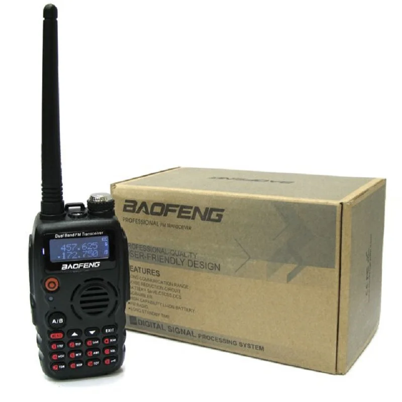 Baofeng A52 Ham трансивер двухдиапазонный переговорный VHF/UHF 136-174/400-470 МГц 5 Вт мощность передачи Многофункциональный переговорный