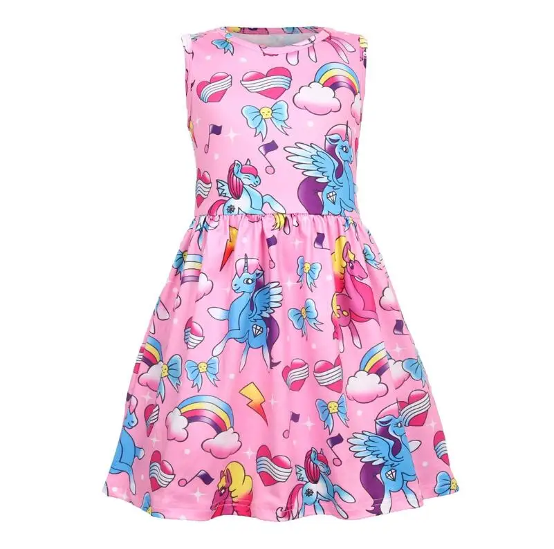 

Baby Girls Summer Dress Children Girls Unicorn Dress Kids Boutique Dresses Wedding Princess Party Costumes Unicornio