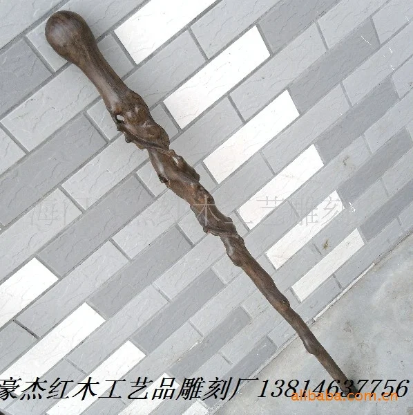 Black African ebony cane cane branch wood mahogany tree root cane cane cane can be customized