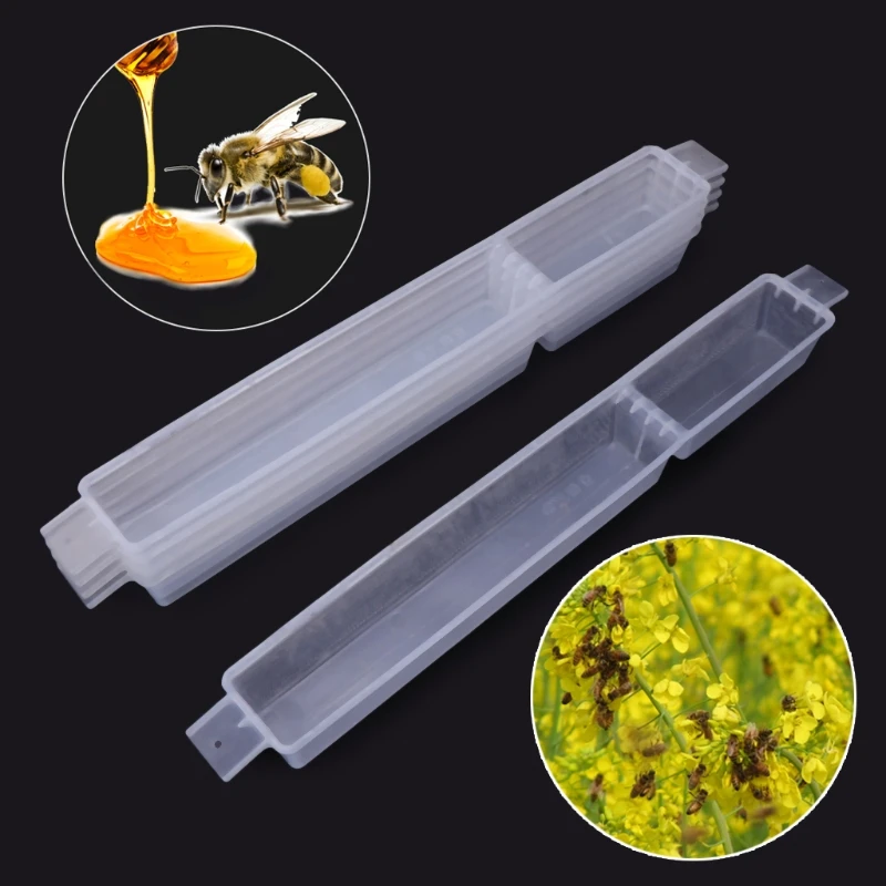 

5pcs Bee Feeder Beekeeping Plastic 1.5kg Beekeeper Tools Supplies High Intensity JUL-28C