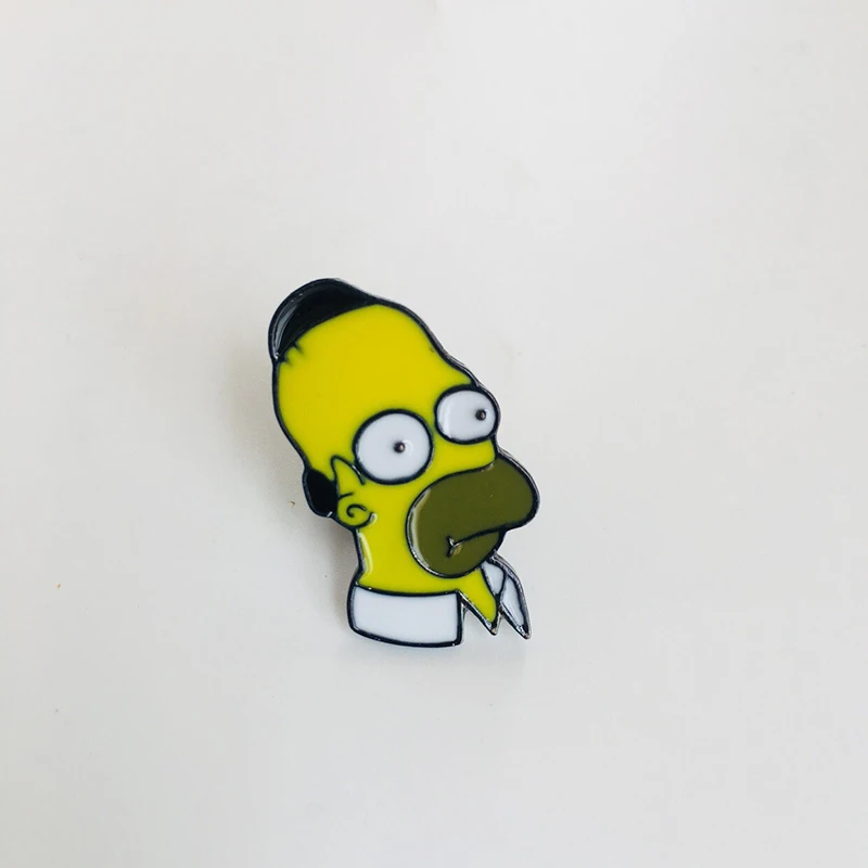 Simpsonss Бетти Микки Мода Аниме-броши украшения булавка брошка мультфильм значок булавки "Сумка" унисекс ювелирные изделия подарок новинка - Окраска металла: see chart