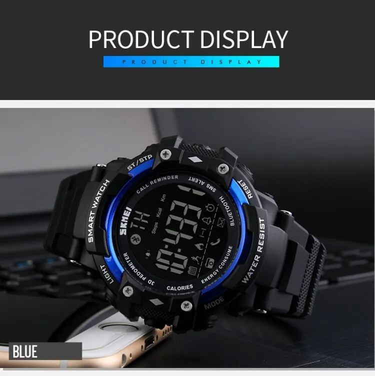 fitness watches for women SKMEI Smart Watch For Apple Android Women Sports Watches Bluetooth Pedometer Camera Smartwatch Waterproof Wristwatches men's water resistant watches