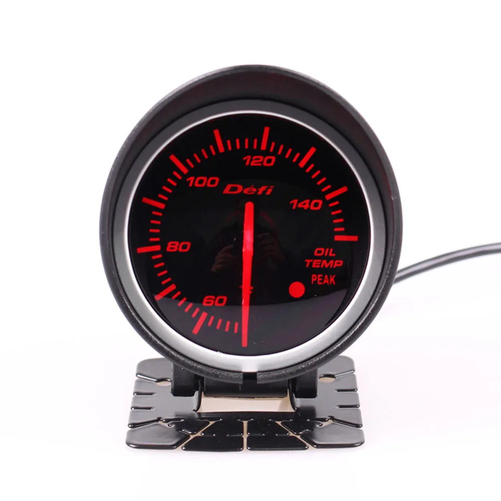 defi bf white and red lights 2 5 inch 60mm gauge water at oil temp and brake light