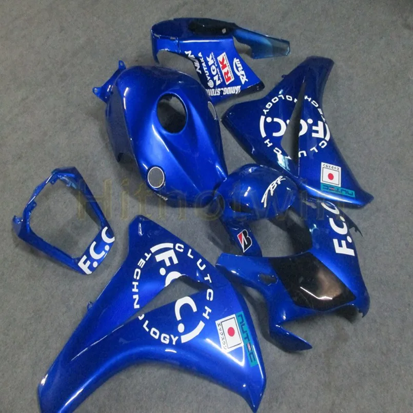 Пользовательские мотоцикла на одно изделие для HONDA CBR1000RR 2008 2009 2010 2011 CBR 1000 RR Обтекатели+ болты+ литья под давлением silvergray M2
