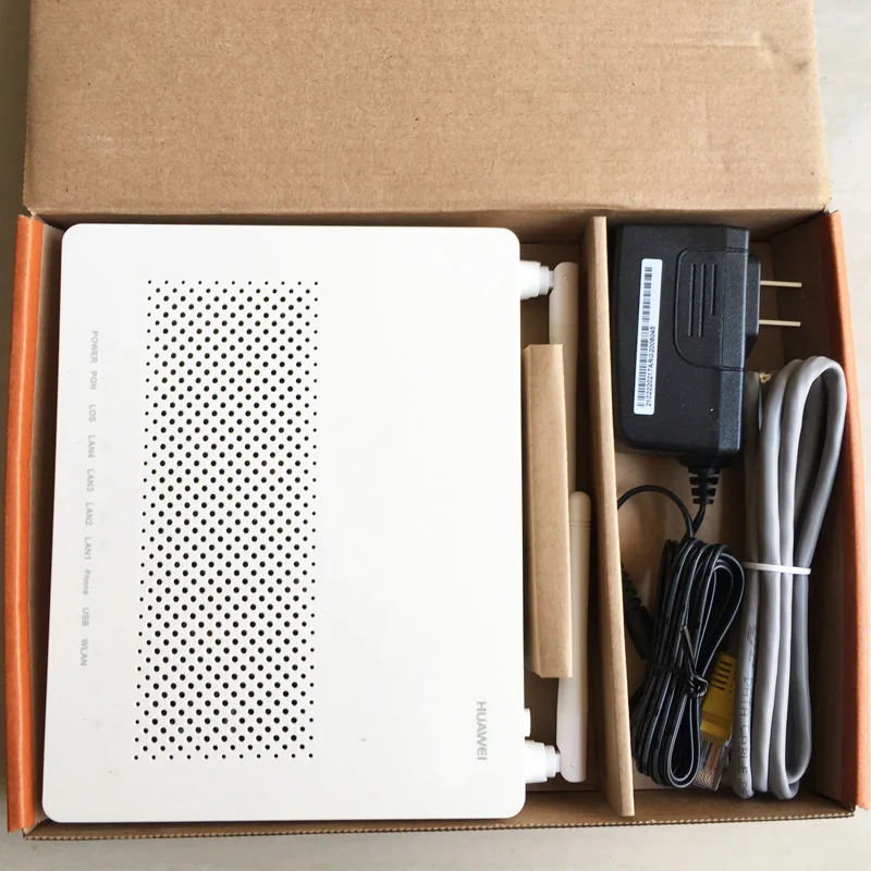 

New Hua Wei HG8347R EPON Optical Network Unit ONU ONT with port 4FE+1TEL+USB+WIFI, HW HG8347R Single Mode Network Router