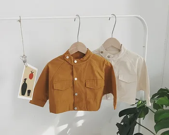 

Spring Autumn Toddler Boy Jacket Casual Fashion Girls Coat Korean High Quality Kids Clothing 2 3 4 5 6 7 Years Child Jackets
