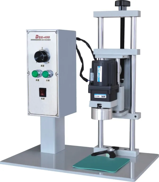

Semi auto plastic bottle capping sealing machine, handheld cap screwing machine