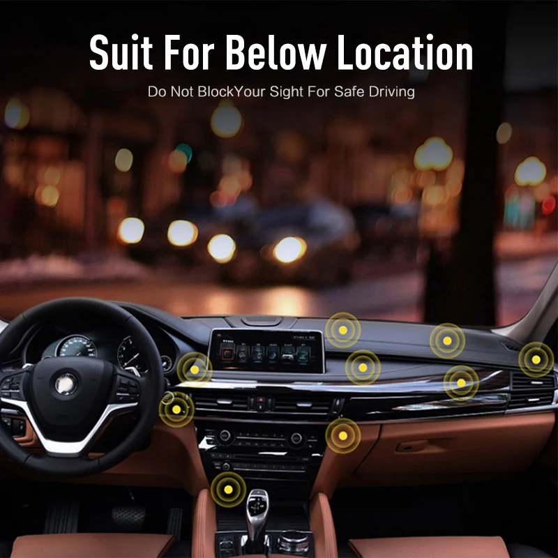 

5/3/2/1pcs Anti-skid NO-Magnetic Anti-fall Phone Holder Air Outlet Gravity Mobile Phone Bracket FR/US/ES
