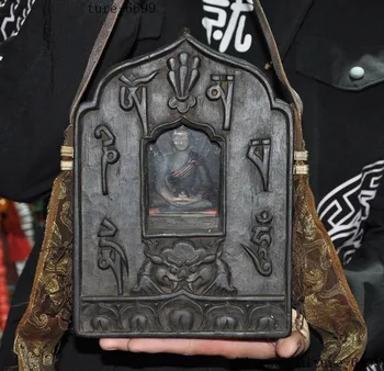 

christmas Tibet Tantric Old wood carving Tibetan Text Medicine Buddha Shrines Wall Hanging halloween
