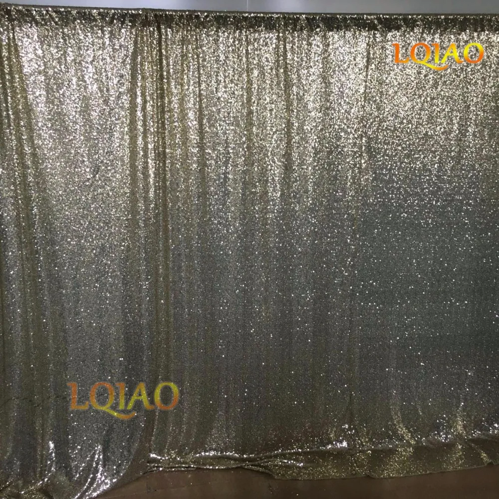 Light Gold Sequin Backdrop-007