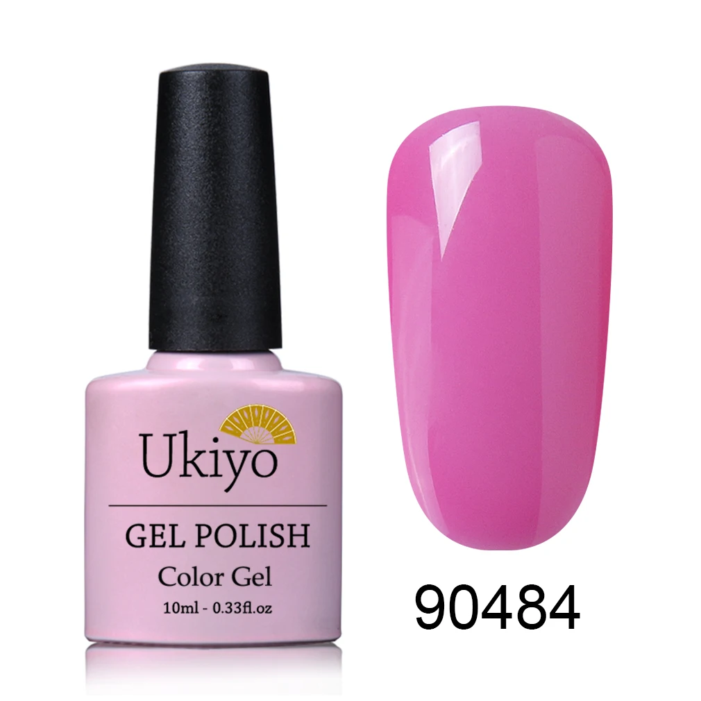 90484 Ukiyo, 10 мл, замачиваемый УФ-гель для ногтей, стойкий лак для ногтей, профессиональный цветной лак для ногтей - Цвет: 90484