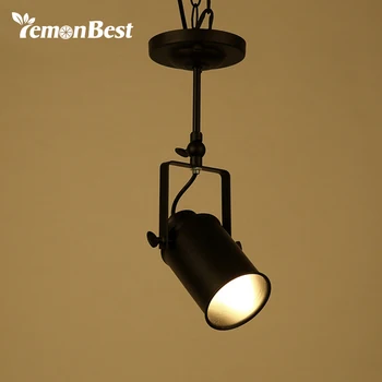 

Lemonbest Modern Wall Lamp Loft Wall Light for Dining Room Iron Sconce Industrial Edison Home Lighting E27 Socket (No Bulb)