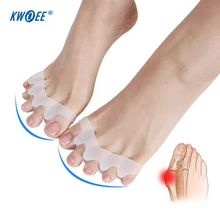 2 шт разделитель пальцев ног реабилитация вальгусная деформация ног Коррекция ортопедических протезов пальцев перекрещивающиеся разделители