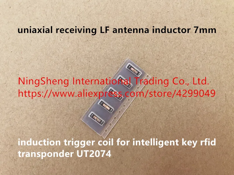 

Original new 100% uniaxial receiving LF antenna inductor 7mm induction trigger coil for intelligent key rfid transponder UT2074