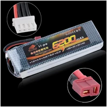 1pcs Li-Polymer Lipo Battery 11.1V 6200mah 30C XT60 Plug For RC Airplane Helicopter Quadcopter Drone Parts