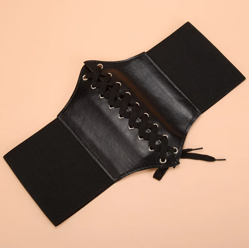Новое поступление женский эластичный камербанд черный модный Индивидуальный широкий пояс для женщин Cintos Cinturon роскошный женский пояс корсет