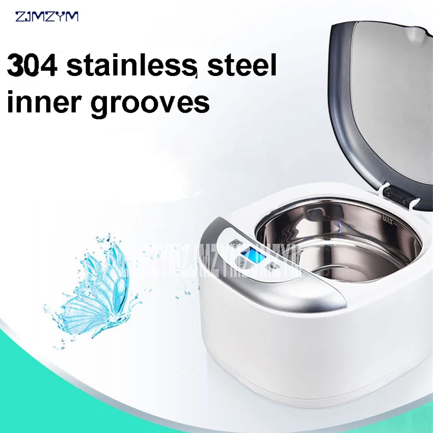 600ml 220V Ultrasonic cleaning machine washes glasses