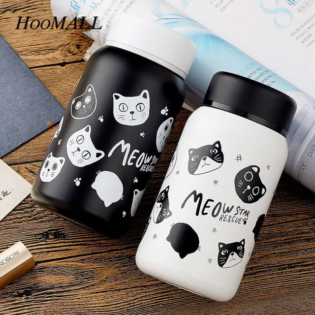 Best Offers Hoomall Cartoon Cats Stainless Steel Thermos for Tea Vacuum Flask Cartoon garrafa termica Children's Cup Termos Coffee Mug Best Offers Hoomall Cartoon Cats Stainless Steel Thermos for Tea Vacuum Flask Cartoon garrafa termica Children's Cup Termos Coffee Mug