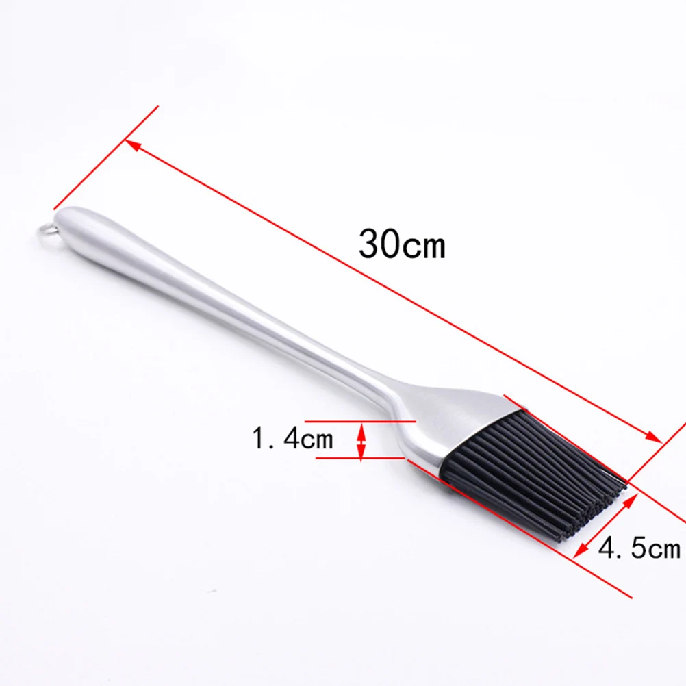 1 шт., силиконовая щетка для гриля из нержавеющей стали, инструменты для барбекю, кисть для соуса, кухонный набор инструментов, набор посуды для барбекю, для пикника