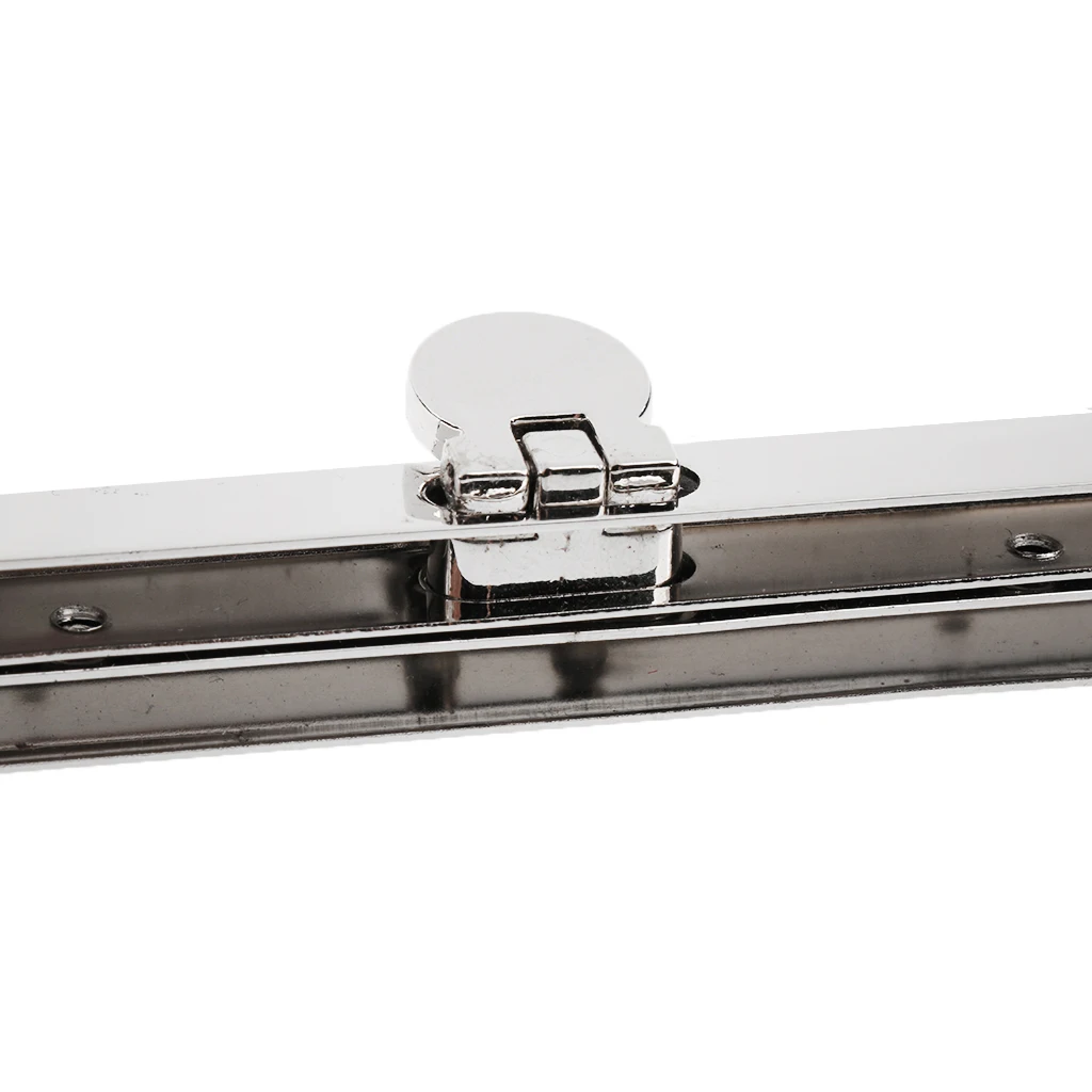 10 Sets Purse Wallet Frame Bar Edge Strip Clasp 19cm Metal Openable Edge Replacement 19cm