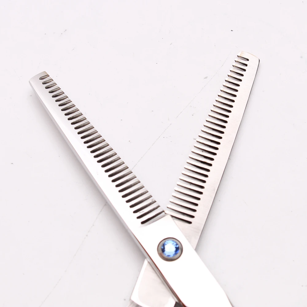 5," 6,0" филировочные ножницы с гравировкой логотипа, двухсторонние Профессиональные парикмахерские ножницы, инструмент для укладки, ножницы для волос C2001