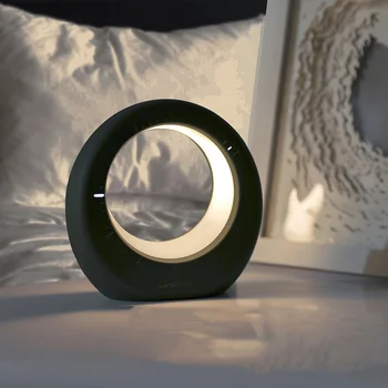 

Creative LED Moon Alarm Clock USB Charging Touch Sensor Bedside Wake Light Night Feeding with Sleeping Night