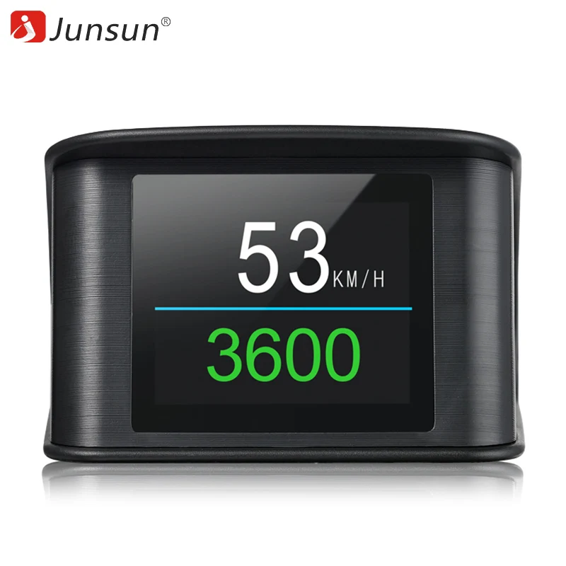 Junsun Универсальная автомобильная HUD OBD2 проектор Авто Head up цифровой спидометр