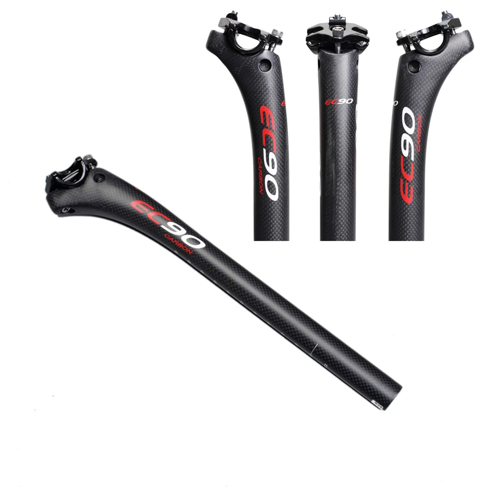 EC90 Carbon Fiber MTB Road Bikes Aero Seatpost Seat Post Tubes 27.2 30.8 31.6mm