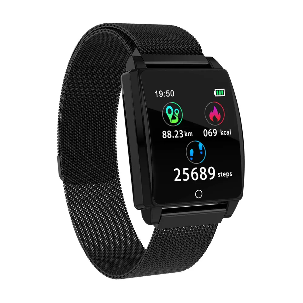 New Fashion Monitoring Kids Women Men Fitness Heart Rate Activity Step Counter Calorie Plating Smart Bracet for Android IOS