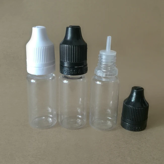 PET plastic bottle with needle tip 10ml 30ml Empty dropper bottle with
