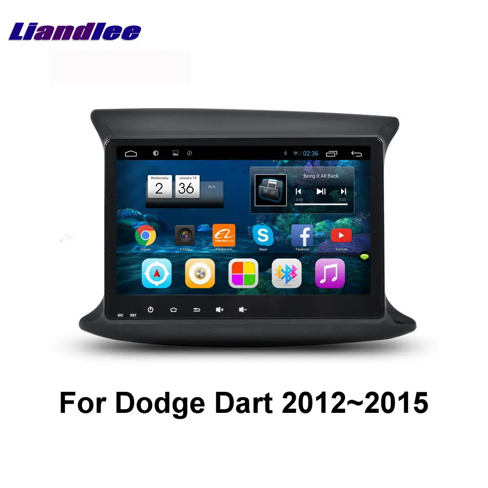 Liandlee для Dodge Dart 2012~ автомобильный Android радио плеер gps NAVI карты HD сенсорный экран ТВ Мультимедиа без CD DVD