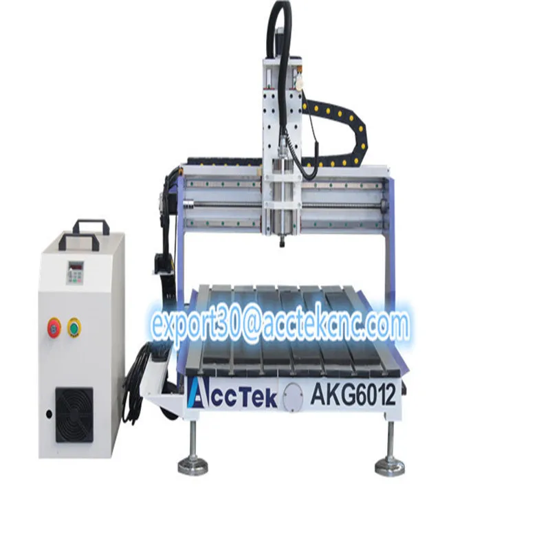 

ACCTEK new machine 3th axis woodworking router cnc AKG6012 with standared device cnc wood router