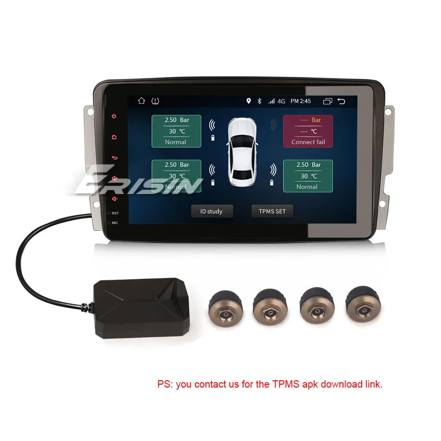 Erisin ES331 USB TPMS модуль монитор давления в шинах