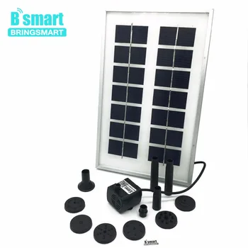 

Bringsmart SR-180-3W Micro Solar Water Pump 12V DC Mini Brushless Submersible Pond Fountain Pump With Solar Panel