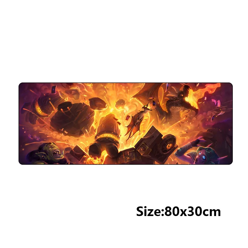 800x30 мм большой игровой коврик для мыши Hearthstone: Heroes of Warcraft телефон компьютерная игра Hearthstone коврик для мыши Настольный коврик - Цвет: D