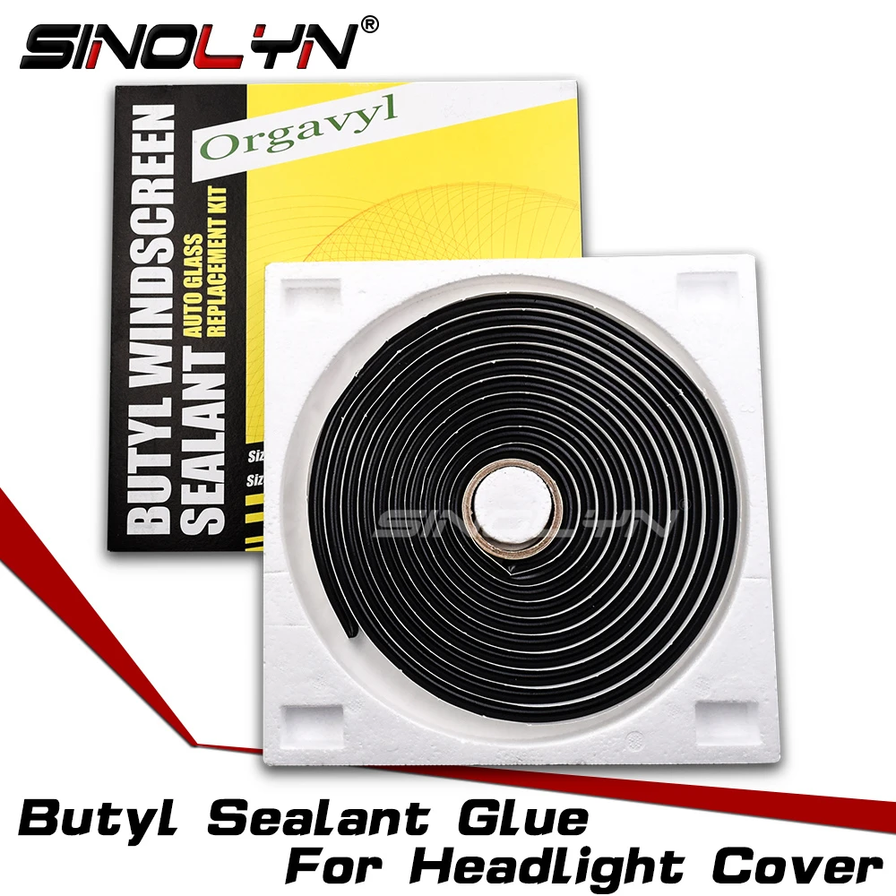 Sinolyn Headlight Sealant Black Snake Butyl Speaker Windscreen Adhesive
