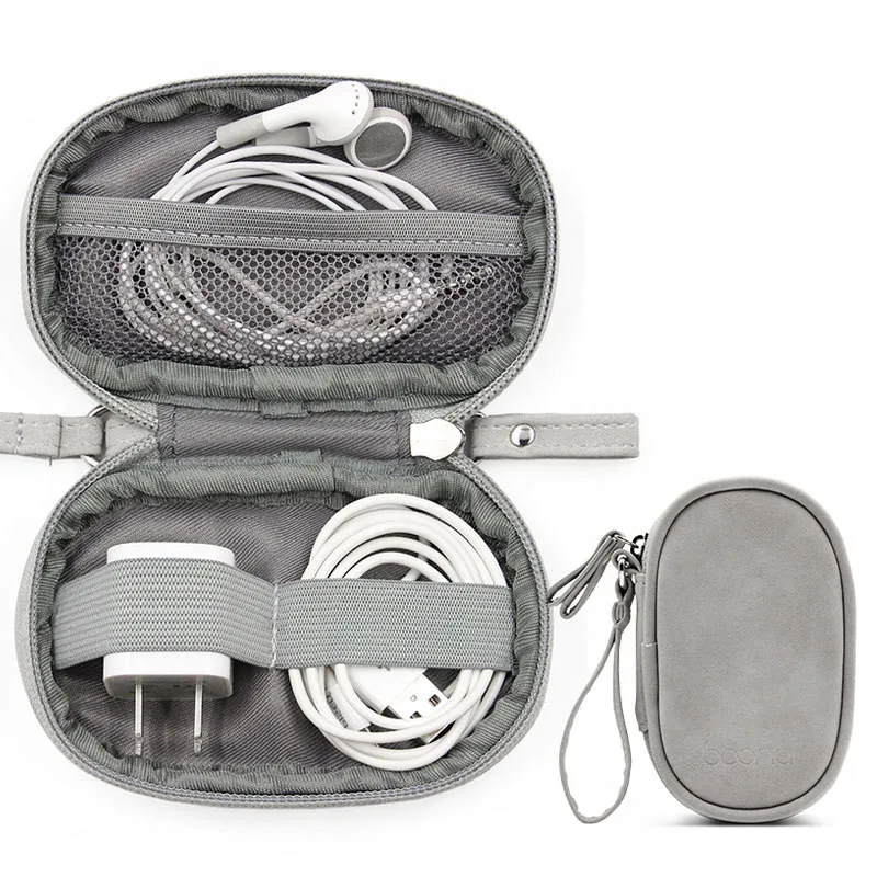 Portable Digital Cables Bag Charger Power Battery Earphones Organizers