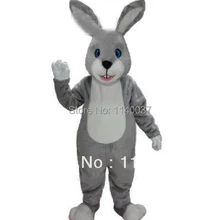 Талисман поп фантазии серый Пасхальный кролик костюм-талисман для взрослых наряд Герой мультфильма Mascotte