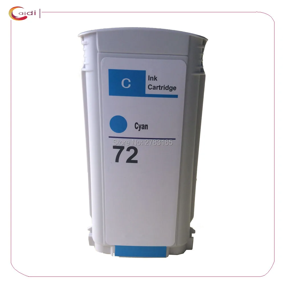 Cyan совместимый чернильный картридж для HP 72 hp Designjet T610 T1120 T1200/ps T1300 T2300 Печатающая
