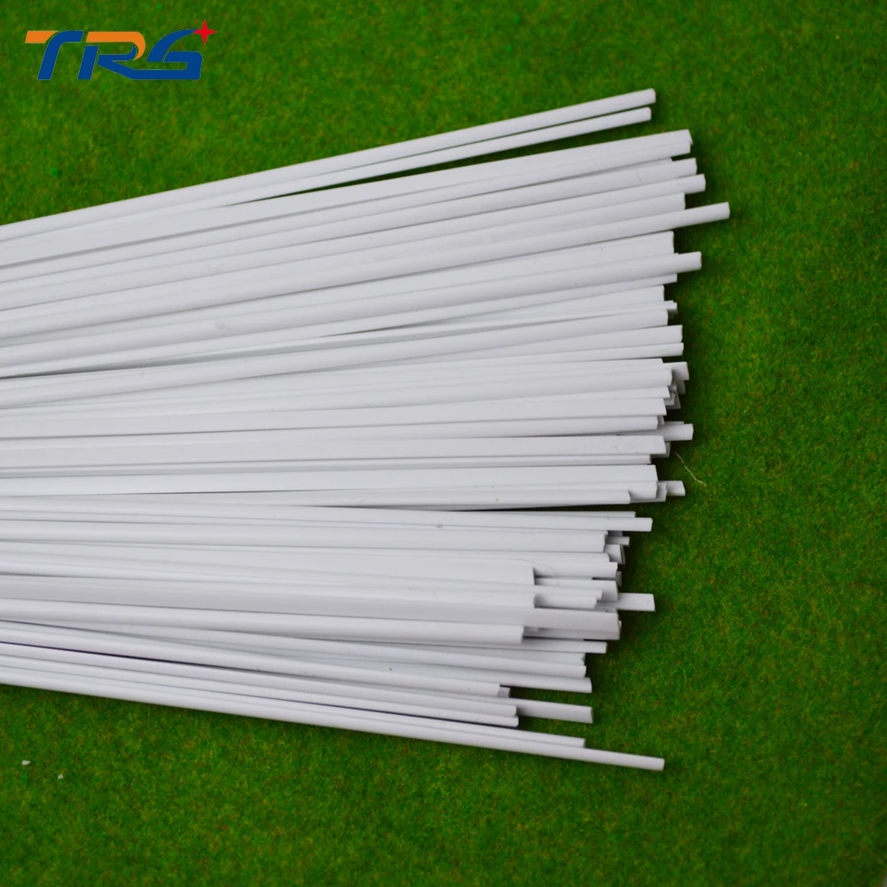 Buy 100pcs 2.0mm Half Round Item ABS Plastic rod stick